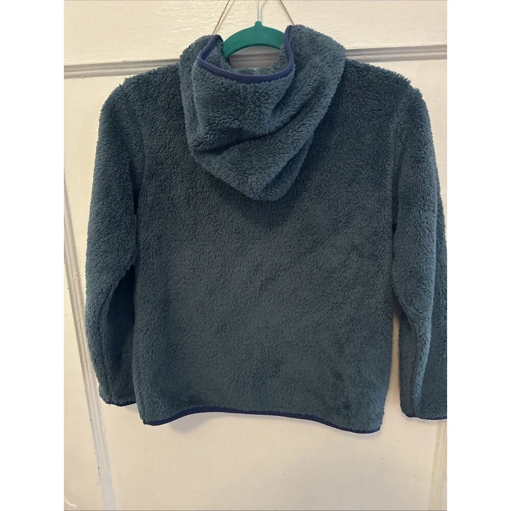 Hanna Andersson Unisex Fleece Jacket Green Long Sleeve Zip Kids 10